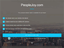 Tablet Screenshot of peoplejoy.com